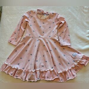 sweet honey clothing Co. Girls Pink Long sleeve Twirl Dress Size 2T